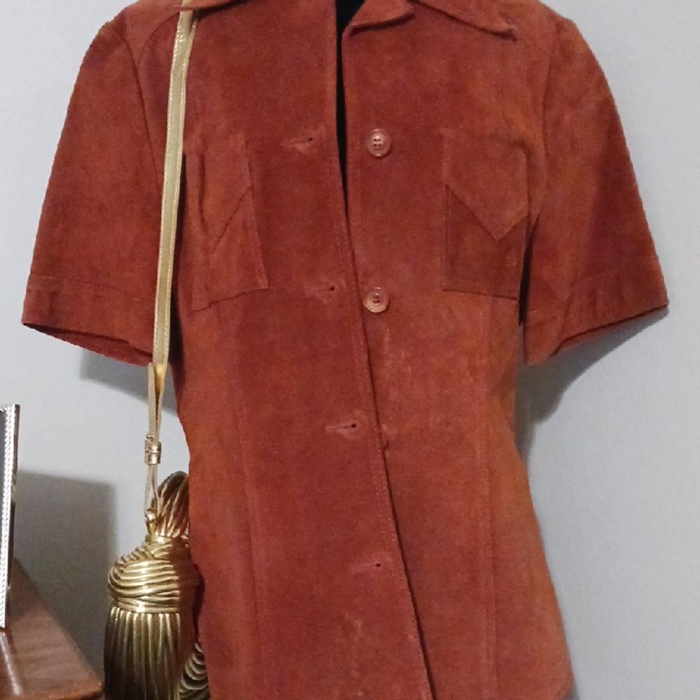 Women's Brown Suede Jacket